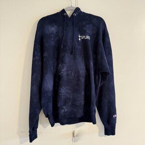 Tottenham Spurs Tie Dye Embroidered Hoodie (Men's Large)